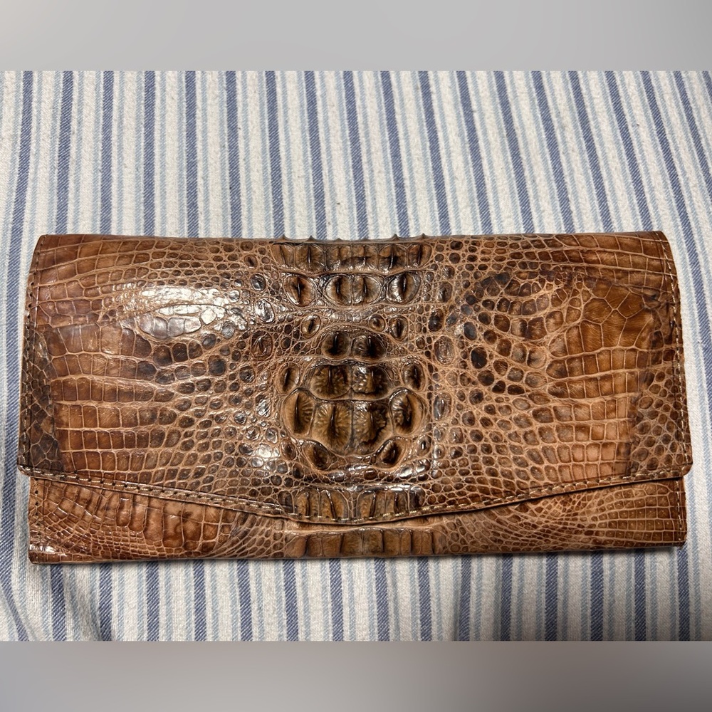 Authentic Crocodile Clutch